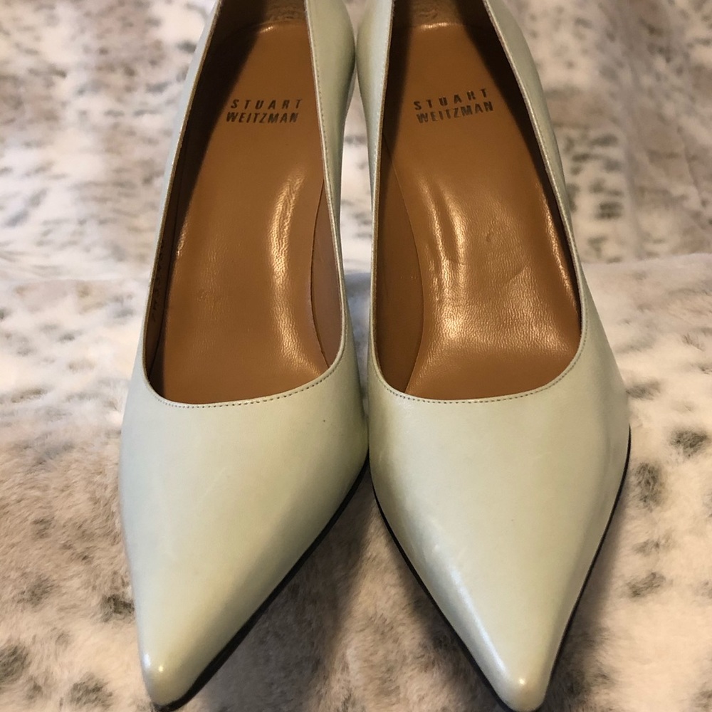 Mint Green Pumps View 6
